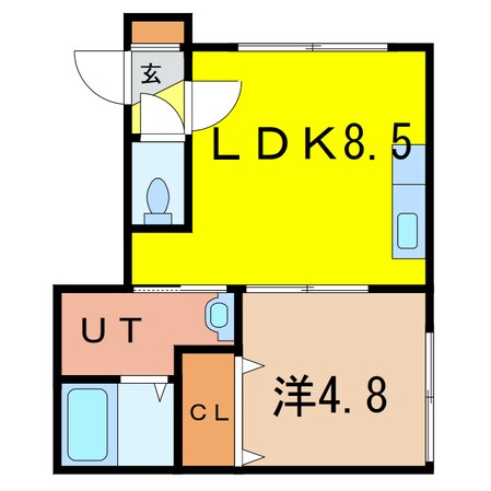 peaks noteの物件間取画像